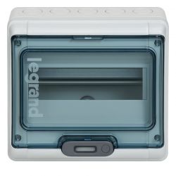 Legrand Coffret Plexo3 - 8 modules - étanche IP65 Sans embouts à perforation Sans bornier de terre