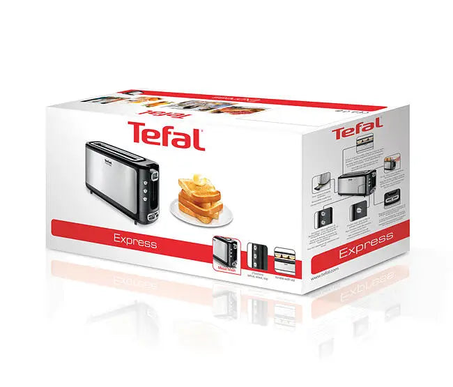 Grille-pain TEFAL TL365ETR Express 1 fente - 7 niveaux de dorage - Décongélation et Réchauffage