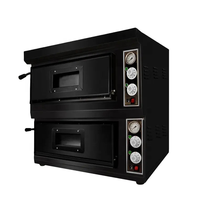 Four à pizza électrique de couleur noire