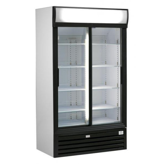 Frigo Esta vitrine double porte coulissantes 945 L