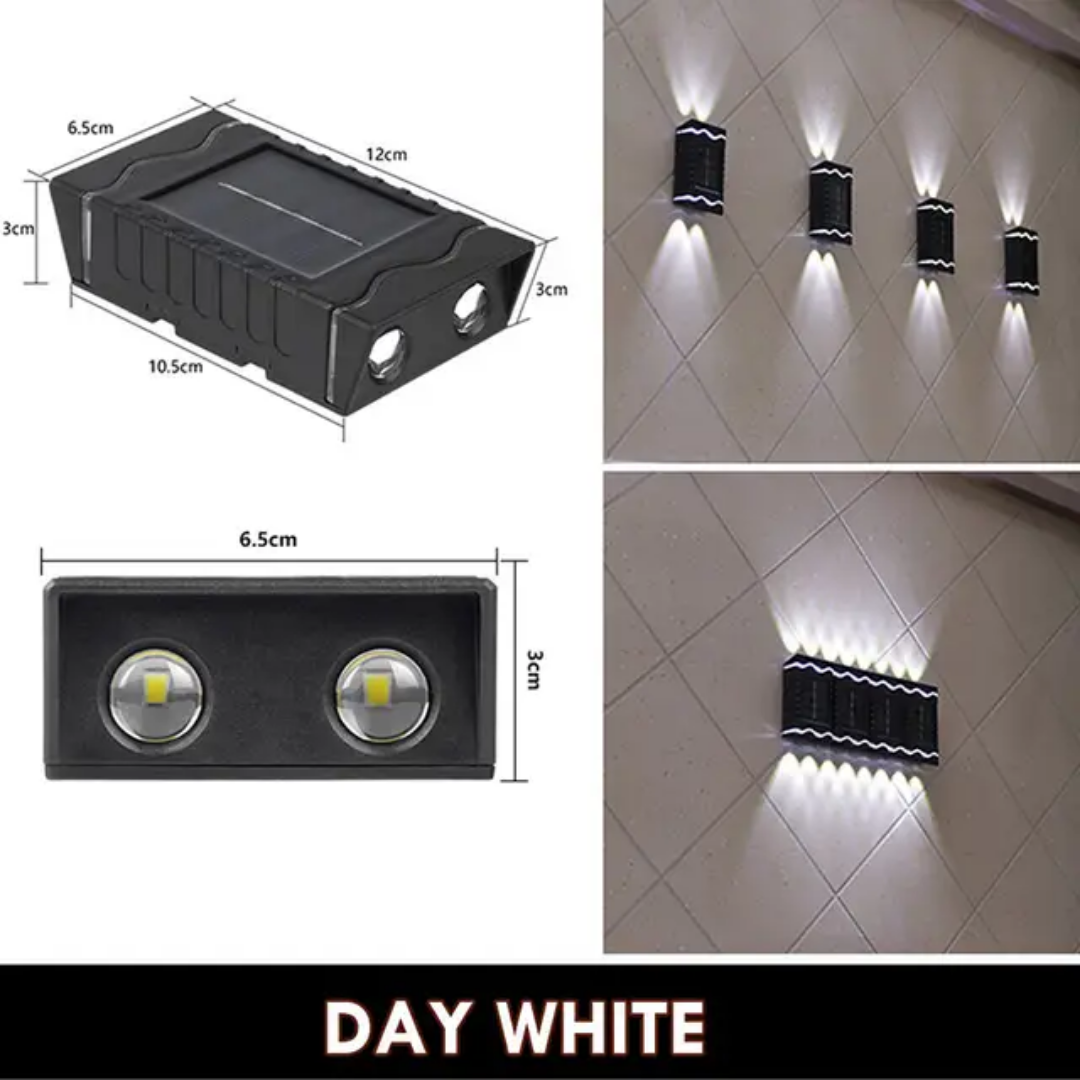 Eclairage solaire mural