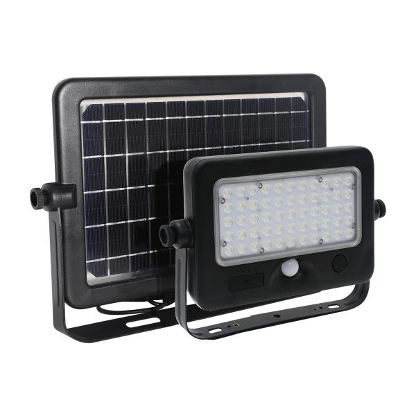 Projecteur solaire panneau deporte 10w 1100lm led