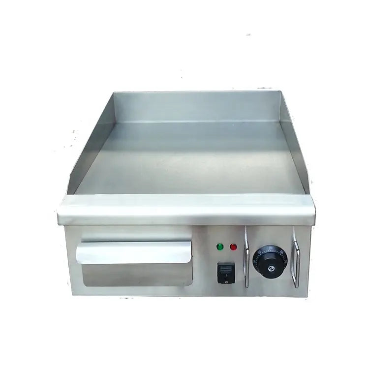 Plaque de cuisson électrique robuste en acier inoxydable professionnelle