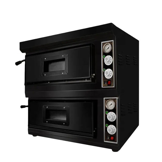 Four à pizza électrique de couleur noire