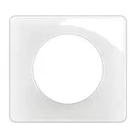 EUR'OHM SQUARE Plaque de finition simple Blanc