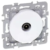 EUR'OHM SQUARE Prise TV blanc