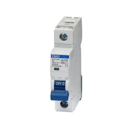 Disjoncteur phase neutre 1P+N - 10A - 4,5kA - courbe C - À vis IMO