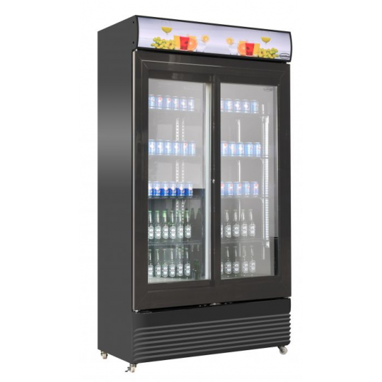 Armoire à Boisson Décorée 780 L - Portes Coulissantes - Combisteel