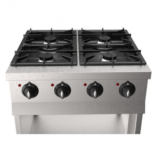 Cuisinière à Gaz 4 Brûleurs - Combisteel - Base 700
