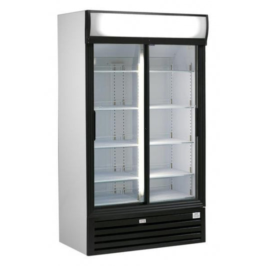 Frigo Esta vitrine double porte coulissantes 945 L