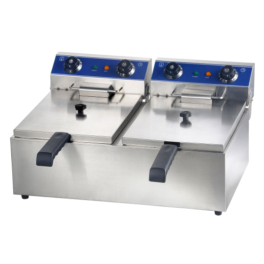 Friteuse Electrique Professionnelle 2 Paniers 10L