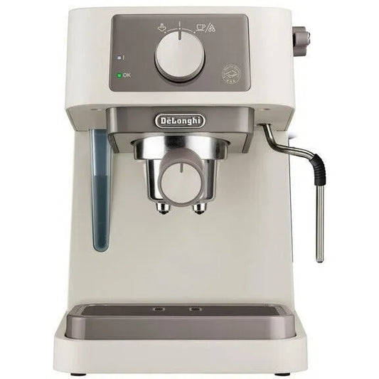 Machine à expresso - DELONGHI - STILOSA  - Solo pompe - Bouilloire inox - Compatible ESE - Buse vapeur - Finition crème