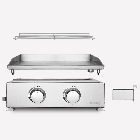 Plancha Gaz, Hkoenig - 2 feux