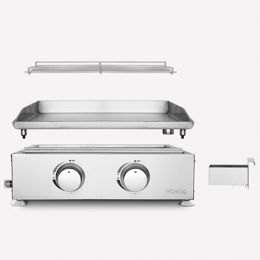 Plancha Gaz, Hkoenig - 2 feux