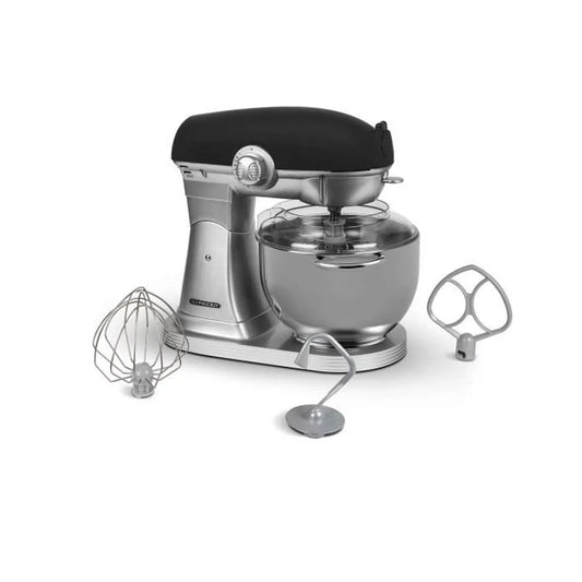 SCHNEIDER SCFP57B - Robot pâtissier Vintage - bol inox 5,7 litres - 10 vitesses - puissance 1500 watts - coloris noir
