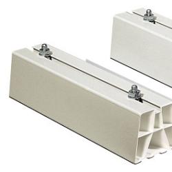 SUPPORT MINI PVC BLANC L450mm