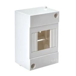 BT4 IDE - Mini coffret électrique 4 modules - 130x85x64mm avec rail DIN