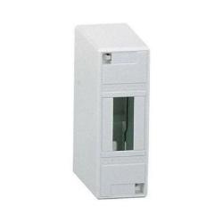 BT2 IDE - Mini coffret électrique 2 modules - 130x50x64mm avec rail DIN